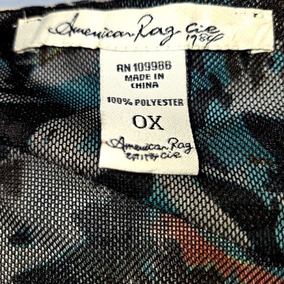 American Rag Cie OX Black Women's Sleeveless Maxi Sun Dress Plus Size 14W 16W - Picture 2 of 5